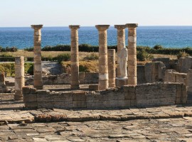 Roman ruin in Tarifa, Cádiz, Spain