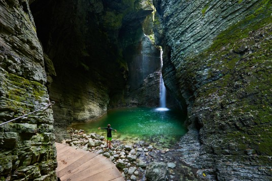Waterfalls in Slovenia - waterfall Kozjak