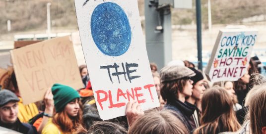 save the planet, student protest