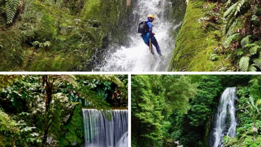 Ribeira dos Caldeiroes. One of the 10 must-see Waterfalls in the Azores. Photos by TripAdvisor.com, ribeiradoscaldeiroes.com and visitazores.com
