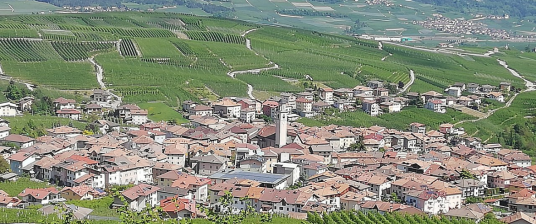 View of Tuenno, in Trentino.