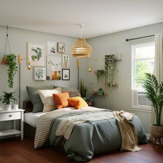 sustainable bedroom