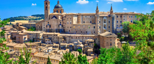 Urbino, beautiful town in Marche region