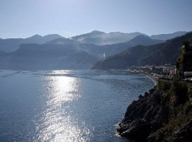 La costa di Amalfi ed il mare