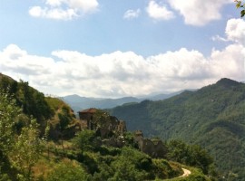 Borgo rocchetta, vista sul paesaggio circostante