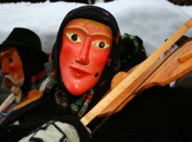 Maschera tipica del carnevale di Sauris