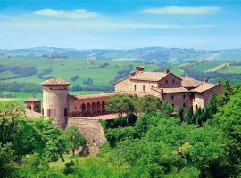 Castello di Scipione, lungo il percorso della ciclovia dello Stirone, Salsomaggiore Terme, Parma