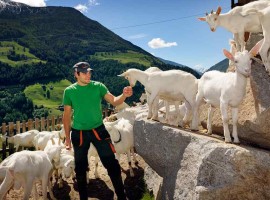 Valle Aurina, Helmut e le sue capre