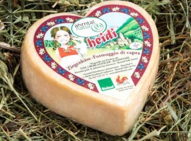 Valle Aurina, il formaggio biologico di capra Heidi