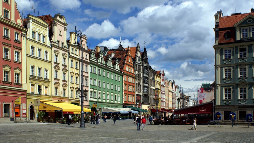 Breslavia, una delle città più colorate al mondo