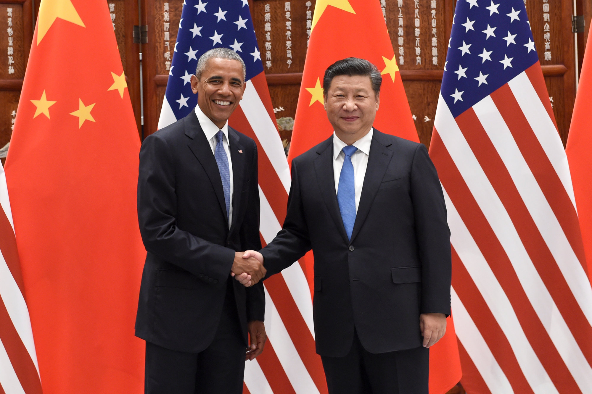 I presidenti di Stati Uniti e Cina durante il G20, dove hanno ratificato l'accordo di Parigi