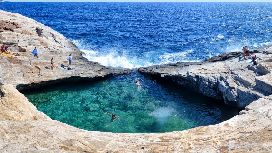Giola di Thassos, Grecia. Una delle piscine naturali più belle del mondo 