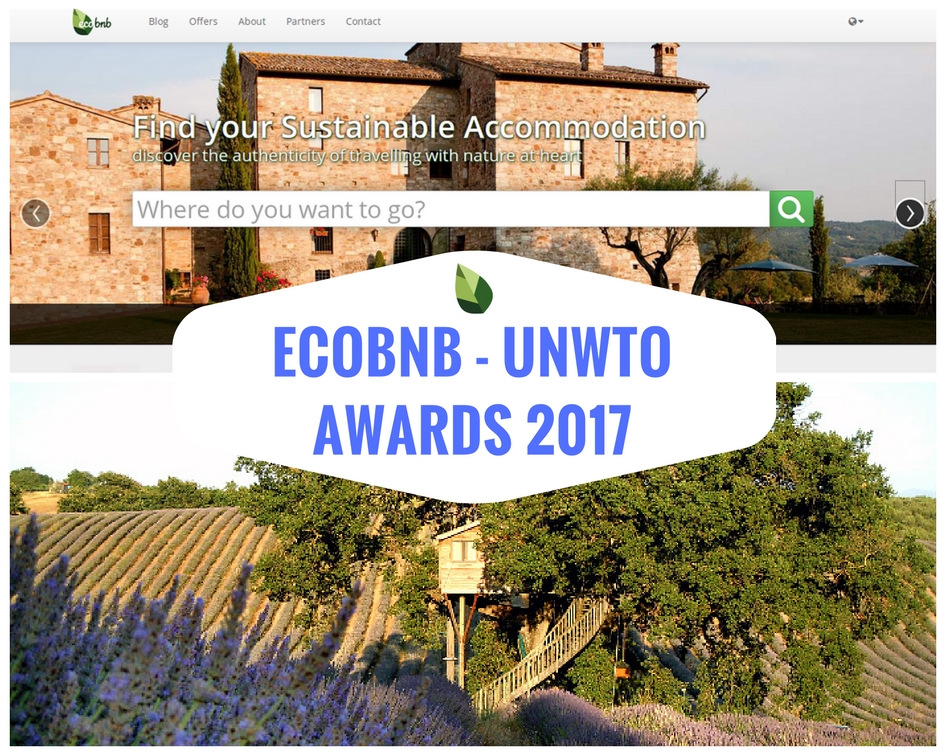 Ecobnb finalista agli UNWTO Awards 2017