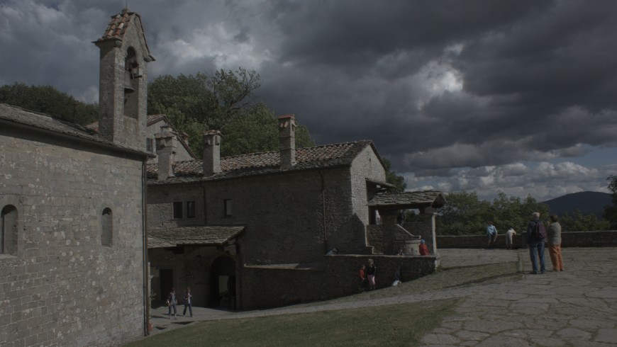 La Verna, Santuario lungo il cammino a piedi 400 km d'Appennino