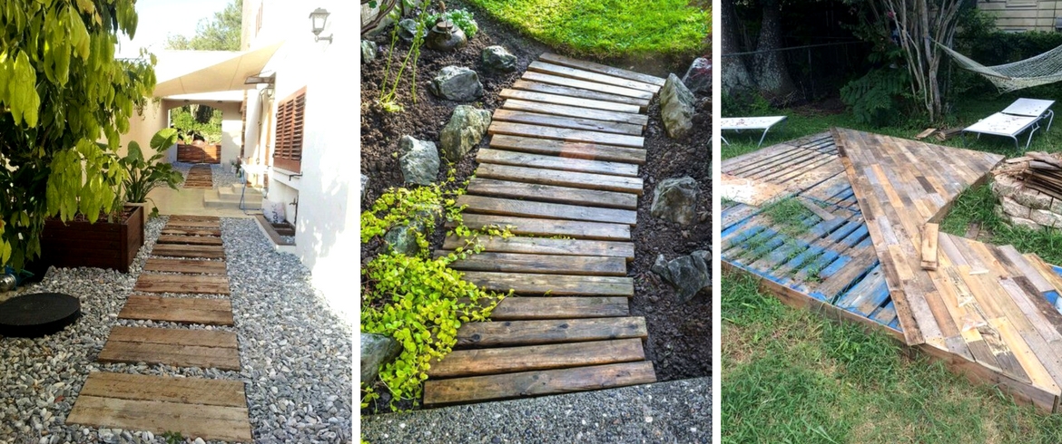 10 idee uniche per arredare con i pallets il tuo spazio verde Pallet porta fiori