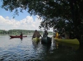 Un giorno in canoa lungo il Danubio in Serbia