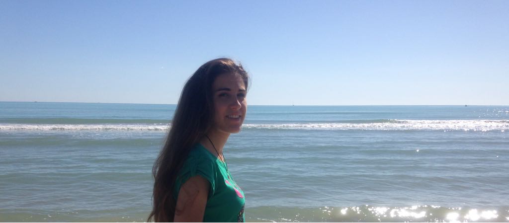 Talia D'Ambrosio, terza classificata con la sua proposta per Adotta un Turista
