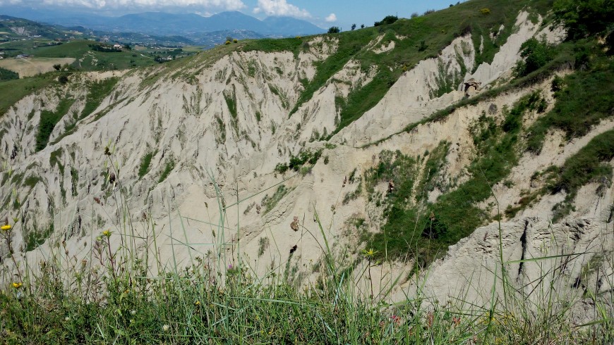 Vista sui Calanchi di Atri, Torre del Cerrano, Abruzzo