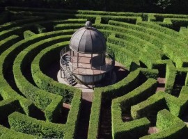 Parco Sigurtà a Valeggio sul Mincio, labirinto visto dall'alto