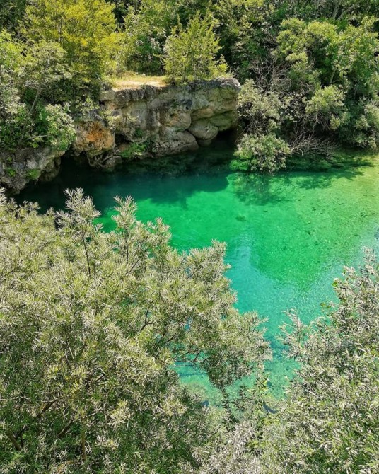 tratto del torrente krka a krcic