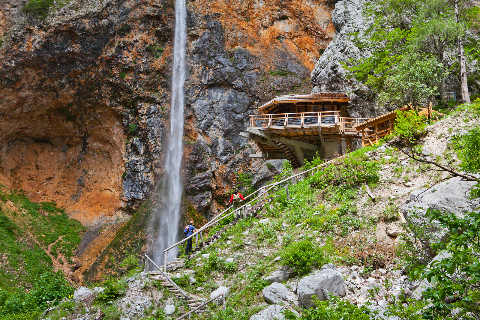 Cascata di Rinka, una delle cascate più suggestive della Slovenia