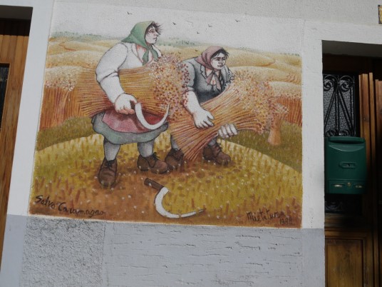 Murales a Guardia, il paese dipinto