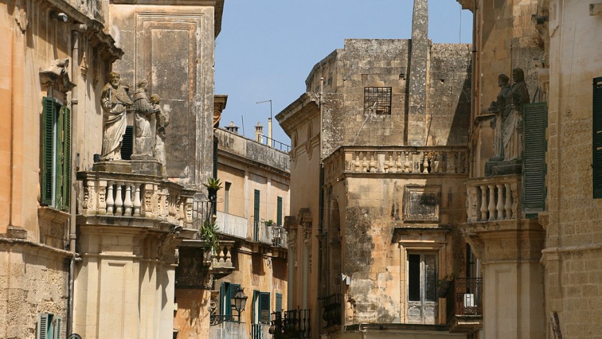Piccolo scorcio su un vicolo nel centro storico di Lecce
