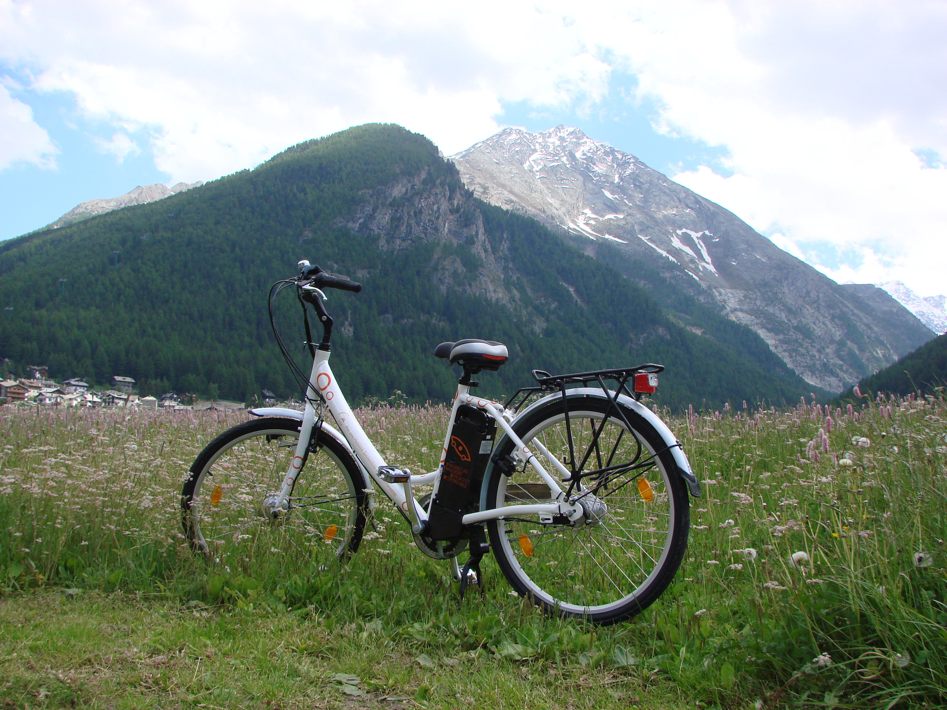 E-bike in Cogne, in the Grand Paradiso National Park