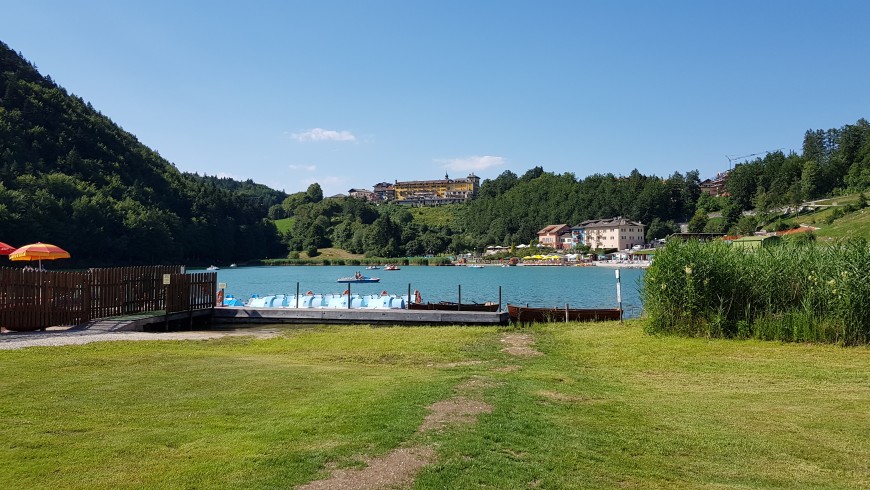 Lavarone Lake, trentino, Italy