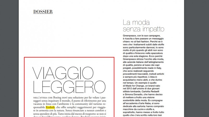 Articolo in D - La Repubblica 