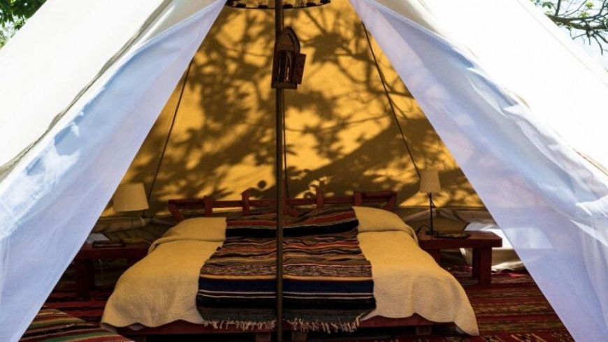 elegante glamping tent eco-hotel