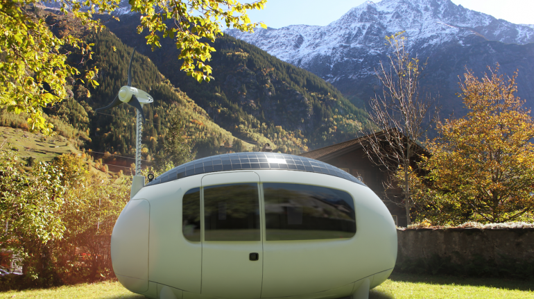 Eco-Capsule, un ecohotel minimalista in Svizzera