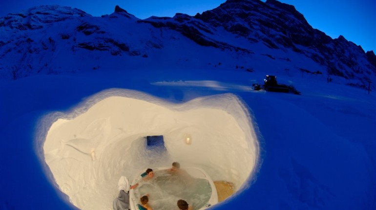 EcoHotel di ghiaccio, in Svizzera
