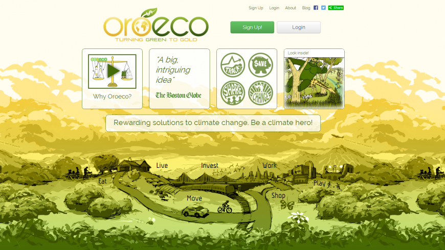 Oroeco, l'app che ti aiuta a misurare e a ridurre le tue emissioni di CO2