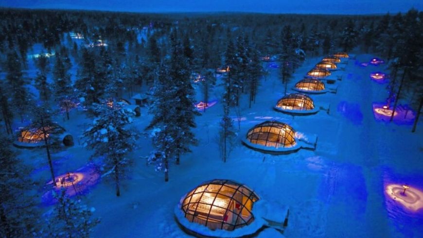 igloo eco-village in finlandia