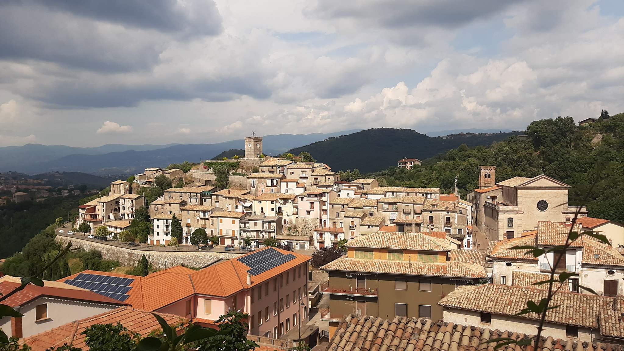 Panorama di Mendicino, Calabria