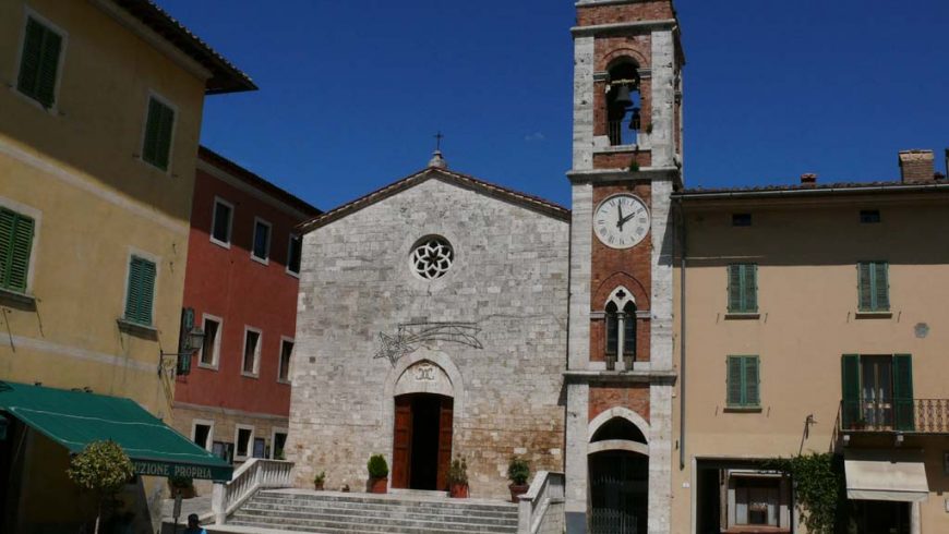 Chiesa di san Francesco in stile gotico, a San Quirico d'Orcia