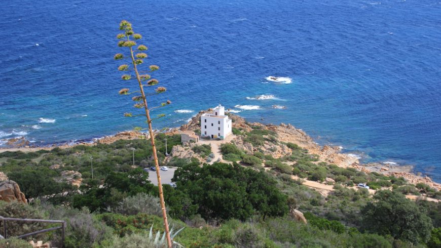 Faro di Capo Comino a Siniscola, Sardegna