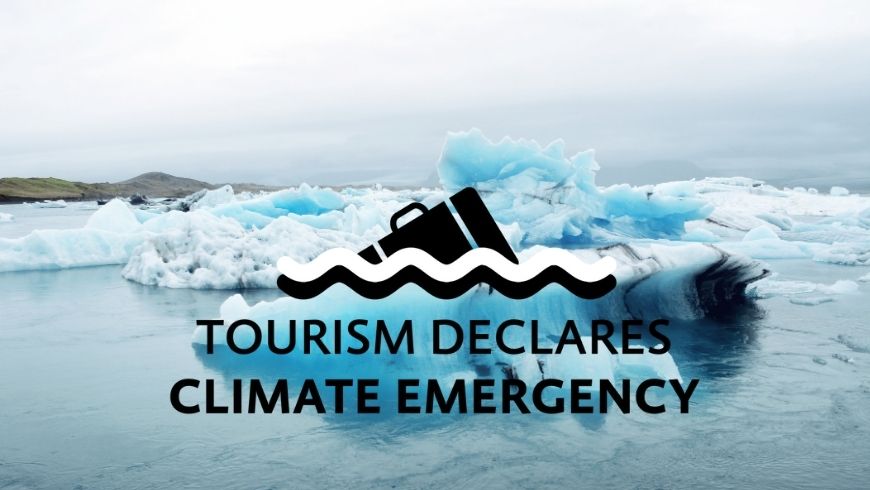 il turismo dichiara l'emergenza climatica