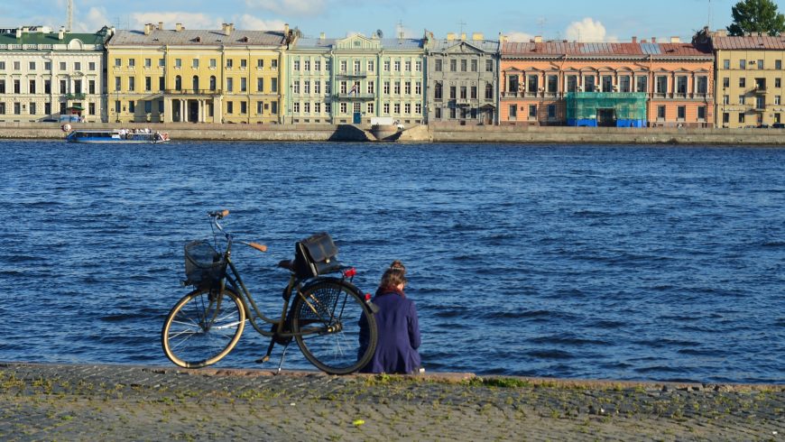 viaggiare green in bicicletta a San Pietroburgo