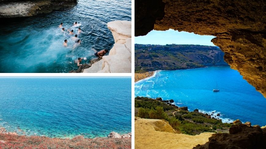 diverse spiagge di Gozo
