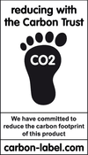 Carbon reduction label logo