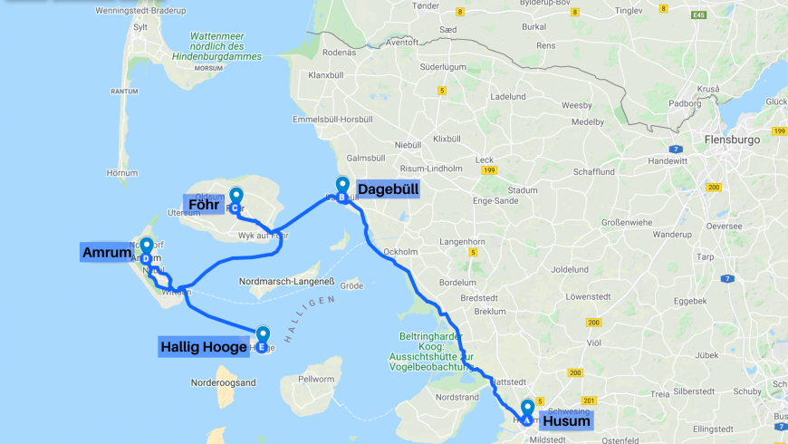 itinerario tour in bicicletta, isole del Mare del Nord, Parco Nazionale del Mare di Wadden UNESCO