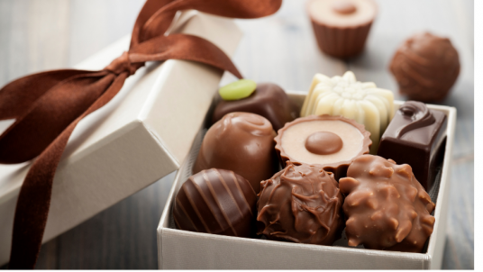 Scatola di cioccolatini certificati: un'idea per un San Valentino green!