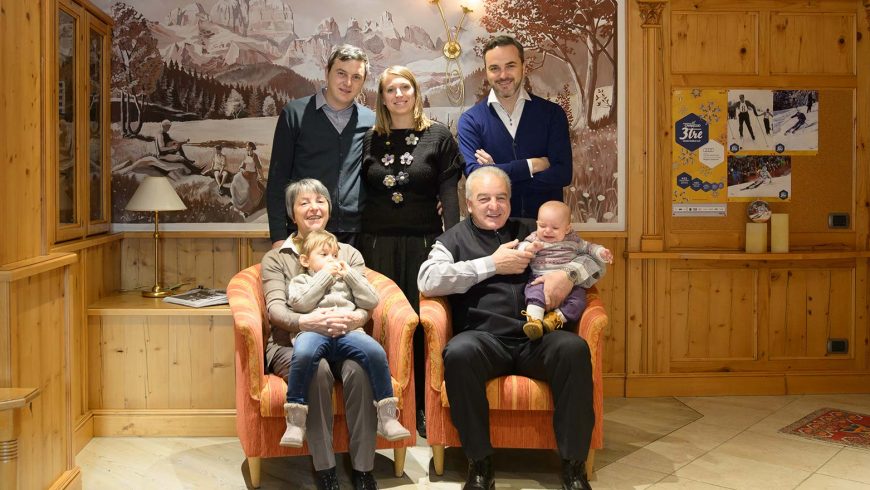 Christian e la sua famiglia, proprietari dell'hotel Gianna