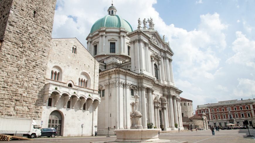 Brescia, Duomo Vecchio e Duomo Nuovo.