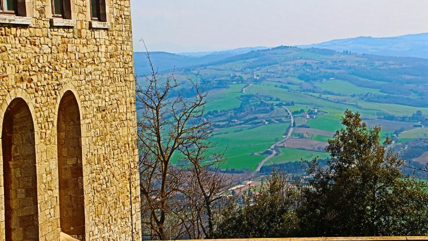 Todi, panorama dalla Rocca