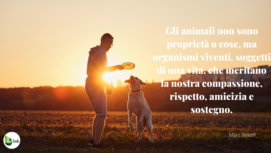 Bekoff sugli animali come soggetti di una vita