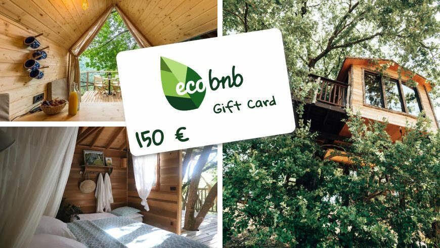 La giftcard di Ecobnb da 150 euro, premio in palio per i vincitori della sfida di GreenApes