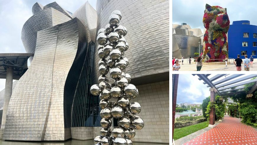 Il Museo Guggenheim di Bilbao, Puppi" di Jeff Koons e i Giardini